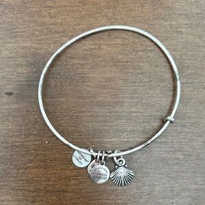 Alex and Ani Silver Charm Bracelet